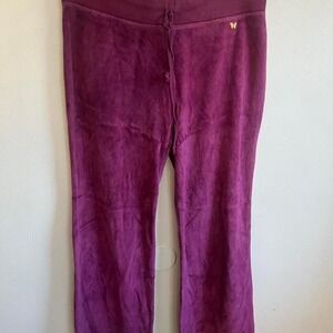 Aeropostale vintage velour wide leg low rise pants